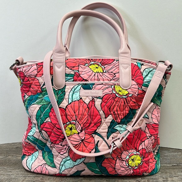 Vera Bradley Handbags - Vera Bradley Vintage Floral Casual Satchel